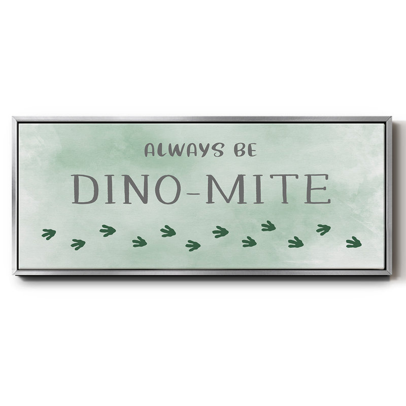 Dinomite - toile encadrée, H 20 po x l 50 po