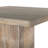  42" Natural Square Solid Wood Pedestal Base Dining Table