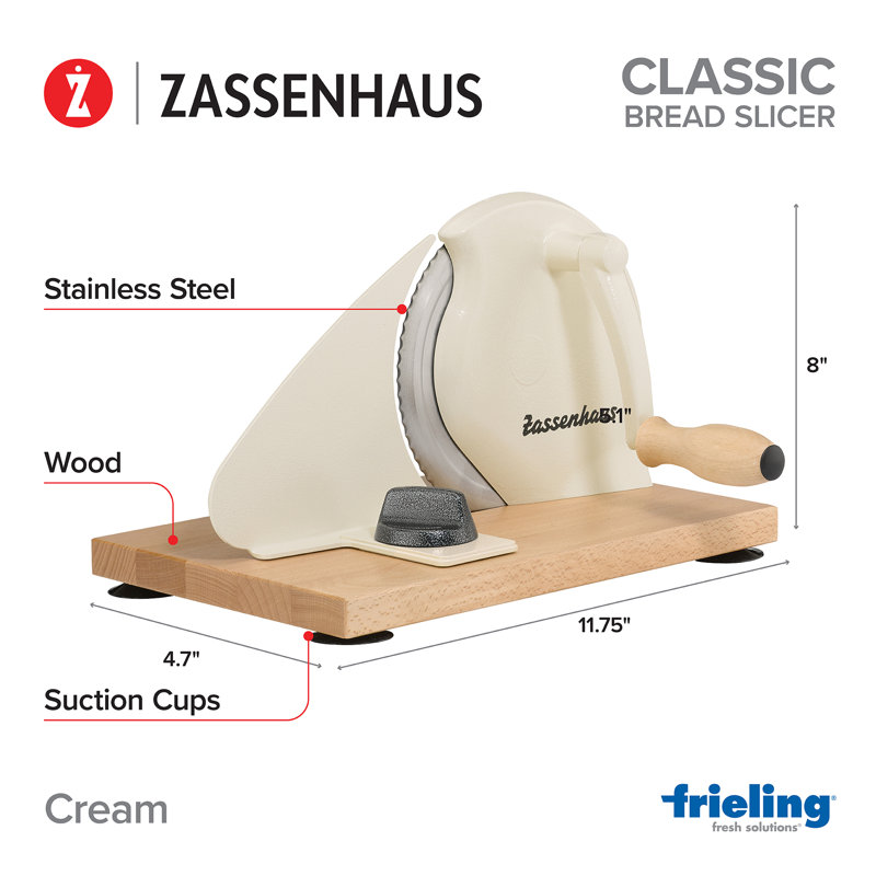 Frieling Classic Bread Slicer, Cream