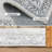 Sabrenna Paige Distressed Ivory Machine Washable Area Rugs-1703406065