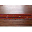 Chemin de table kilim turc fait à la main en rouge et bleu, parfait pour les vestibules et les couloirs