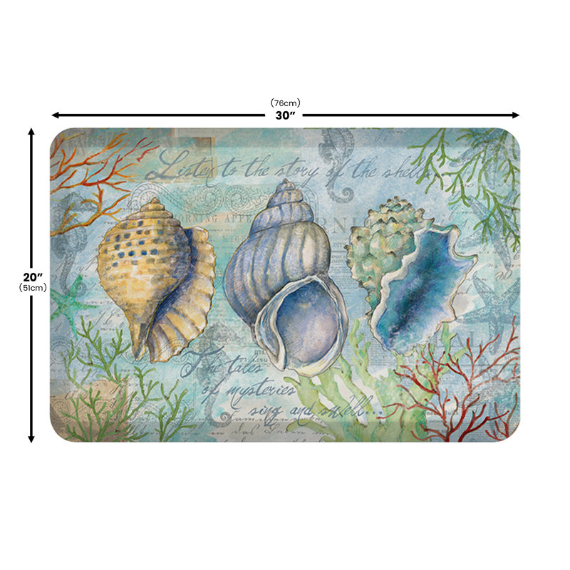 Tapis de cuisine anti-fatigue Sketchbook Shells