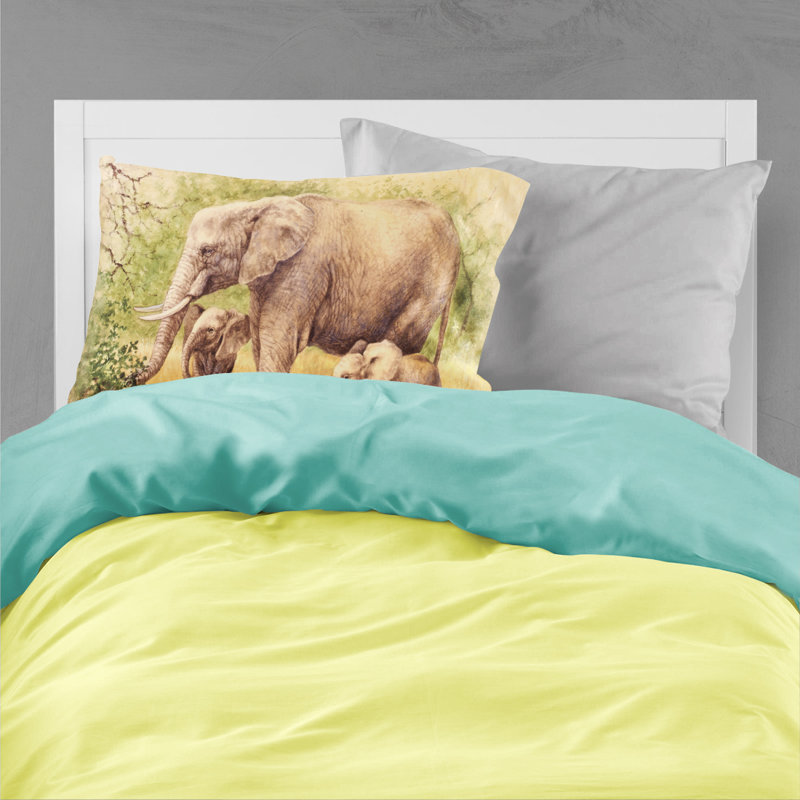 Taie d’oreiller éléphants