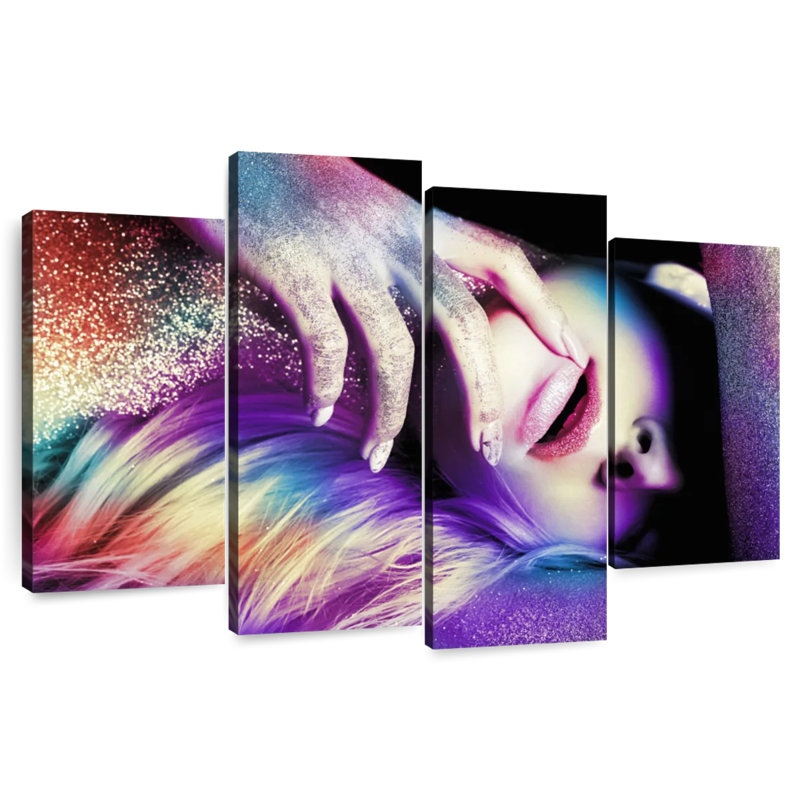 Navette haute couture scintillante, H 32 po x l 52 po
