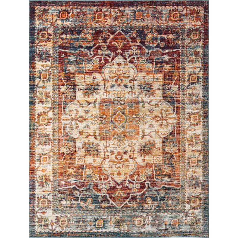 Tapis oriental orange Alresford, Rectangle 9 pi x 12 pi