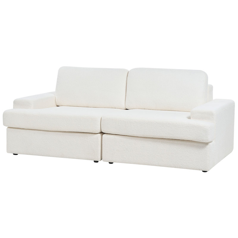 Quantravious 3 Seater Sofa, White