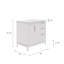 Meuble-lavabo de comptoir en marbre blanc 36 po Elizabeth de Elizabeth avec robinet Elizabeth-2105766617-2112073370