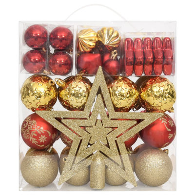 70-tlg. Weihnachtsbaumkugel-Set