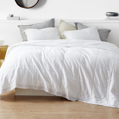 Cotton Baffle Box Stitch Comforter