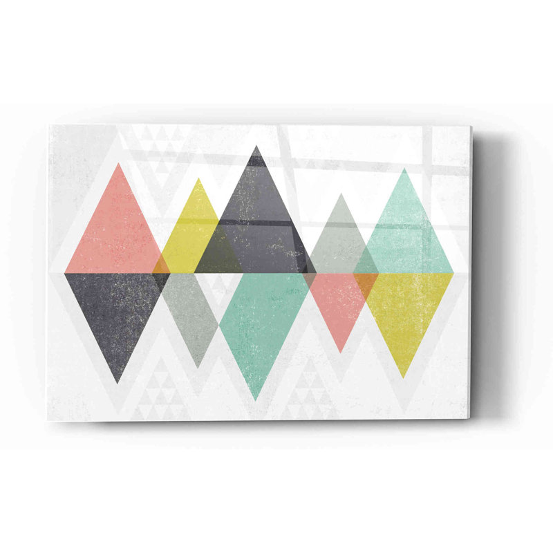 "Mod Triangles II" par Michael Mullan, H 12 po x l 16 po