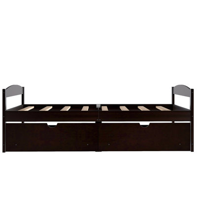 Modern Twin Daybed With Storage Wood Daybed With Drawers Modern Office Furniture