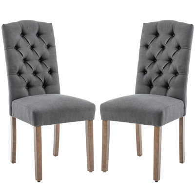Chaise parsons capitonnée Charlotte