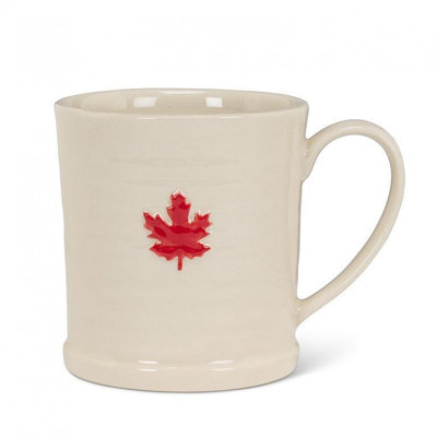 Bordé d'une tasse à feuille d'érable
