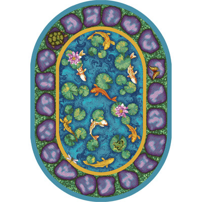 Educational Marias Garden by Joy Carpets Area Rug