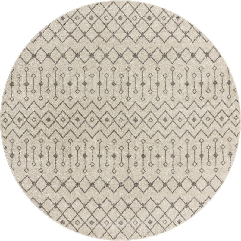 Abstract Indoor Rug, Round 10'