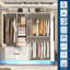Armoire-penderie moderne ultrabrillante avec tablettes et tringle-231556727