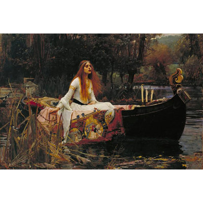 " The Lady Of Shalott 1888 " by John William Waterhouse