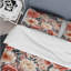 Literie aquarelle et motif floral beige-71051408
