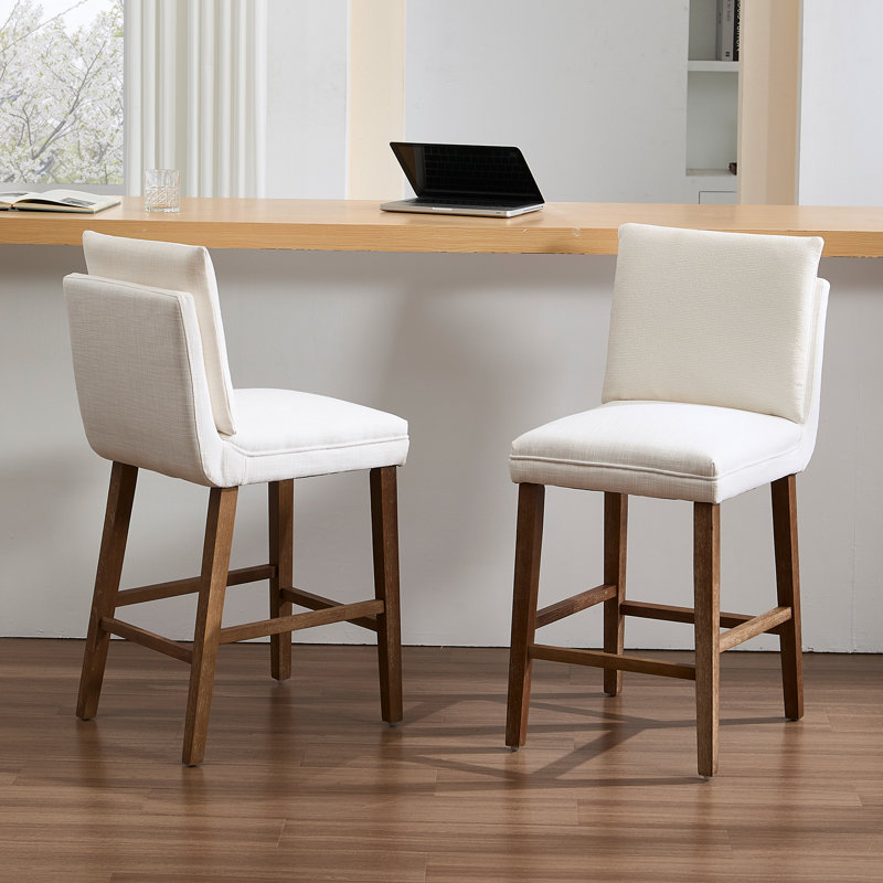 Tabourets de bar 27 po, Beige, 2