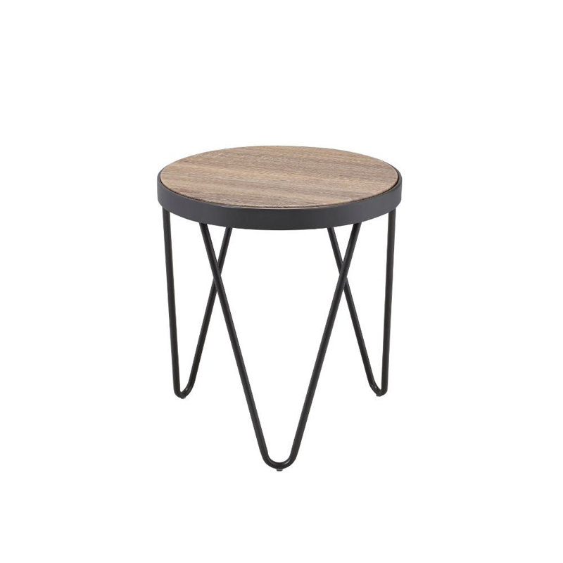 Hummel Top End Table, 18" H x 17"W x 17"D