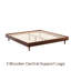  Base de lit en bois massif Fly sans tête de lit et lattes silencieuses, capacité de 1000 lb-302114343-302114341