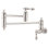 Kingston Brass Restoration Two-Handle 1-Hole Wall Mount Pot Filler Faucet