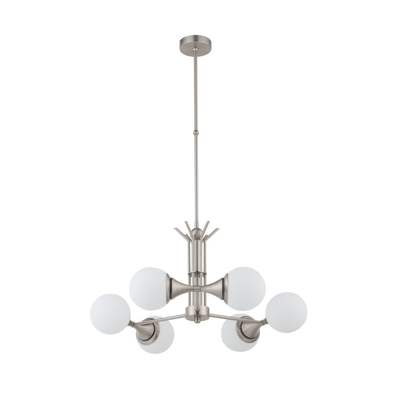 Lustre KAMMA ZW-3 galvanisé et nickel mat