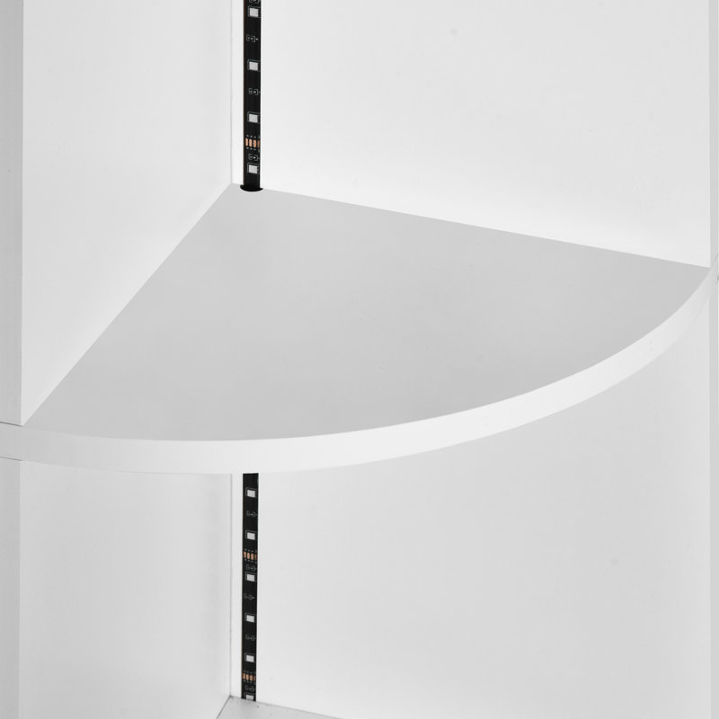 Bibliothèque d'angle Dynetta, Blanc
