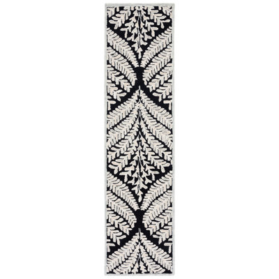 Cerda Hand Tufted Wool Floral Rug
