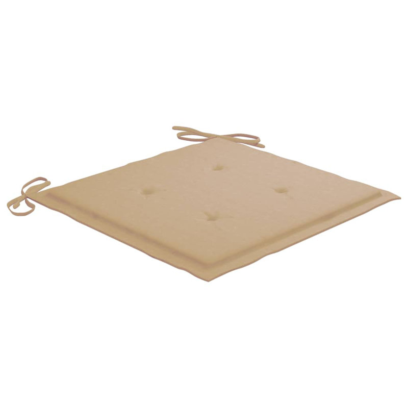 Chaise de patio avec coussin, Beige