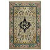 Multicolored Alchemy Transitional Wool Rug - 3'10" x 5'11"