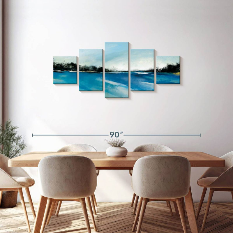 Sea Abstract, 30" H x 68" W