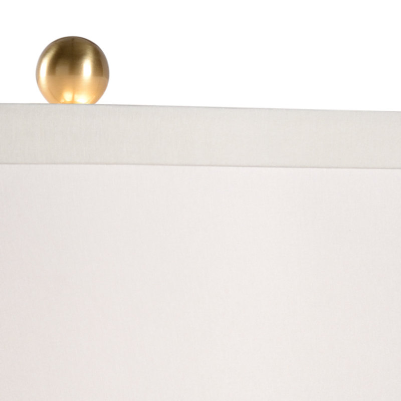 Lampe de table 33,5 "Hopper, Beige/Brass