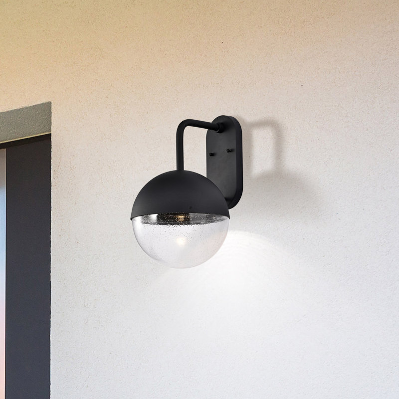 Seeber LED Wall Light, Clear Seeded, 16.5'' H X 10'' W X 11.6'' D