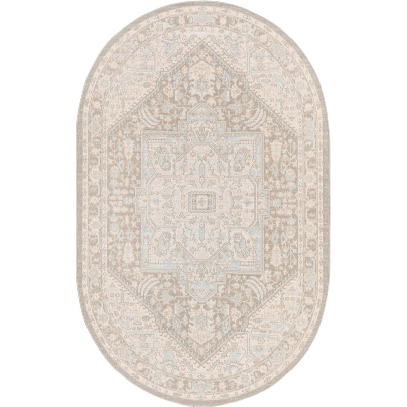Shaundrelle Oriental Indoor Rug, Oval 8' x 10'