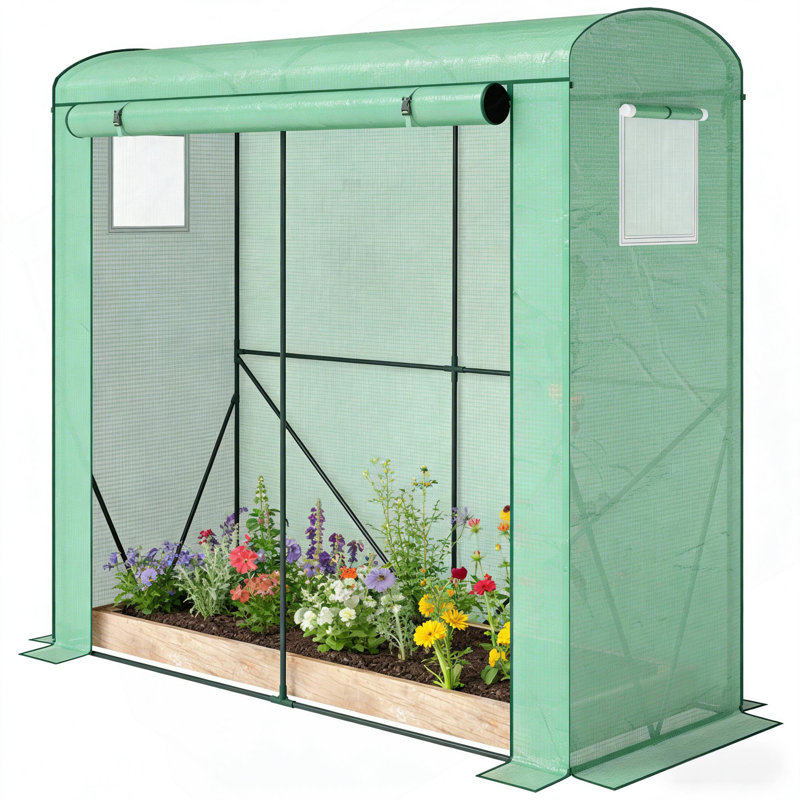 Stable Greenhouse,Mini Greenhouse, Green/Dark Green