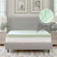 Surmatelas en mousse viscoélastique infusée de thé vert 3 pouces-1963384258