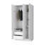 Augusta 3-Door Wardrobe With Hanging Rod-1400252524