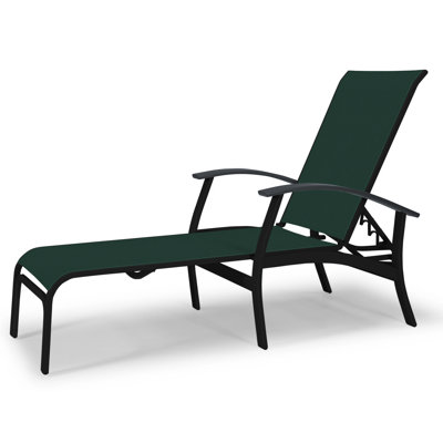Askar Outdoor Rust-Resistant Metal Chaise Lounge