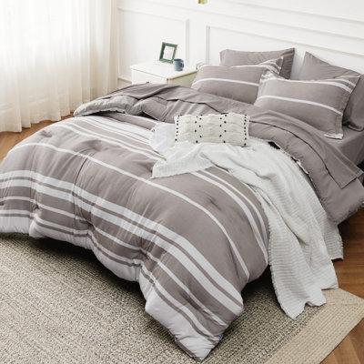 Ensemble d'édredon de literie, lit dans un sac avec teinture de base, édredon, draps, taies d'oreiller et taies décoratives