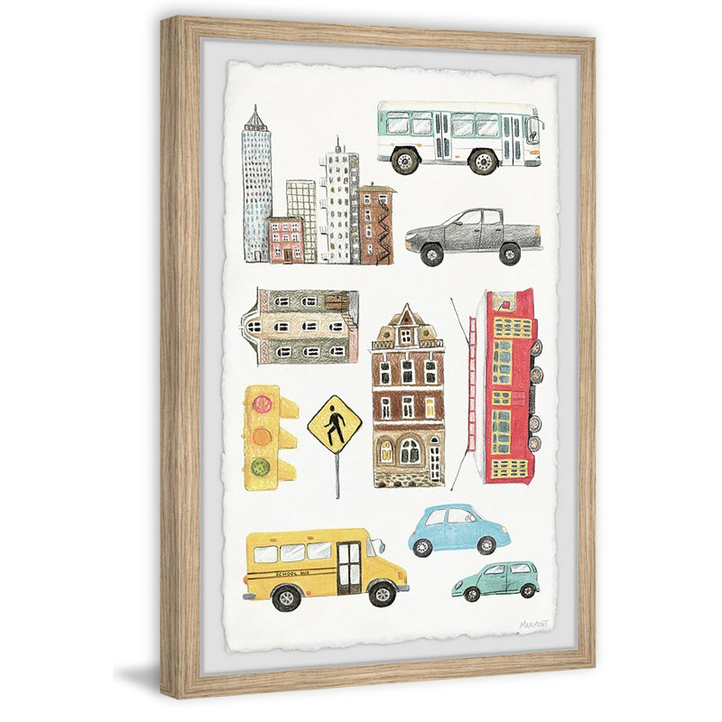 Berthiaume City Transport, reproduction encadrée, H 30 po x l 20 po x P 1,5 po