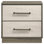 Table de chevet 2 tiroirs Grey Oak