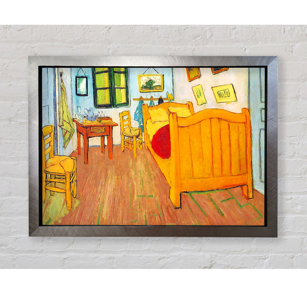 Van Gogh Das Schlafzimmer in Arles. Saint-Remy - Einzelner Bilderrahmen Kunstdrucke