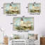 Calm, aquarelle, phare, jardin à la plage - ensemble de décorations murales de phares-323776784-323776791-323776790