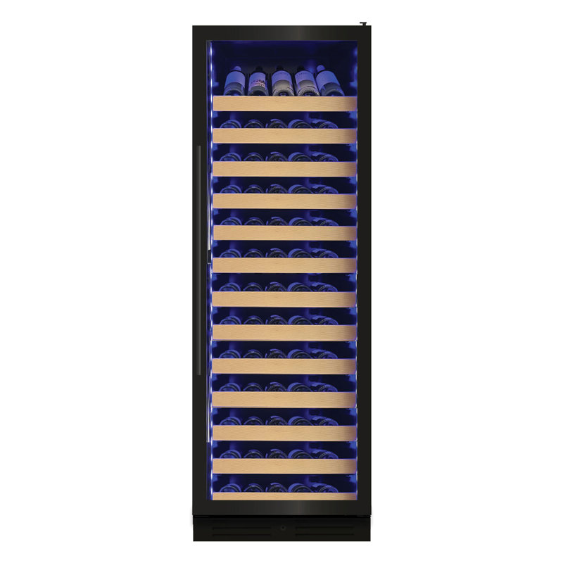 Tall Single Zone Wine Cooler, Black