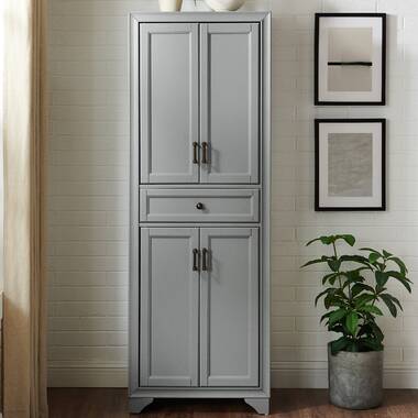 Davares 71 Kitchen Pantry Loon Peak Finish: Charcoal