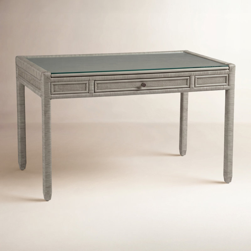 Pine Isle Desk, Greystone, Yes