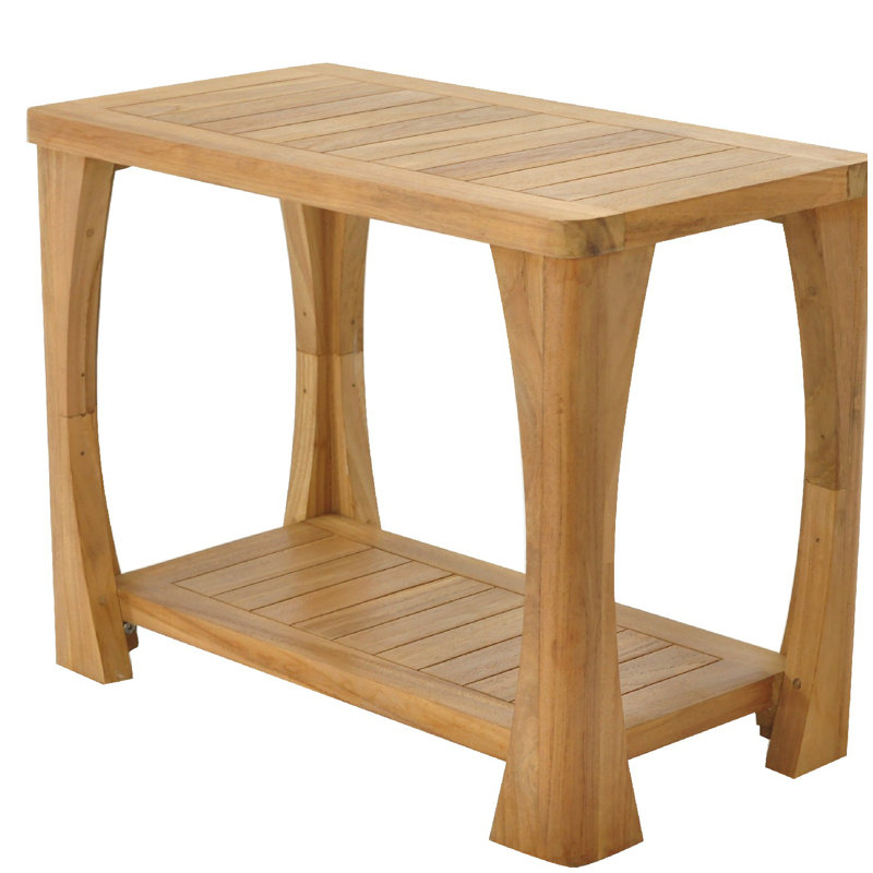 Whatley 24'' W Teak Shower Bench