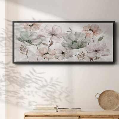 Blushing Garden- Framed Canvas