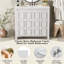Meuble-lavabo blanc antique 36 po avec lavabo en céramique et armoire de rangement-1021912544-1021912550